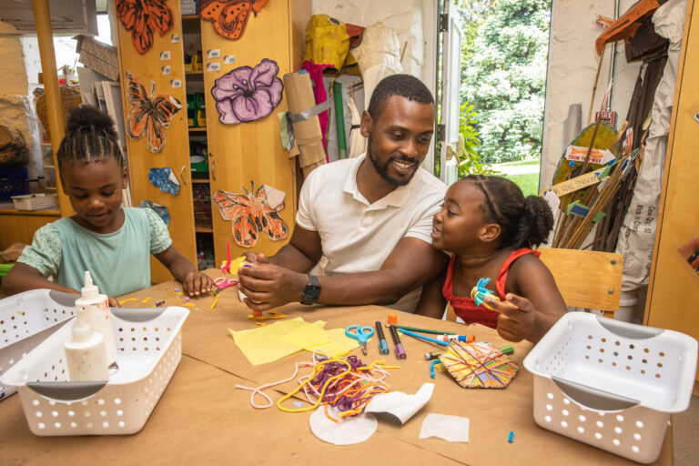 Wave hill Family Art Project Set Sail credit Dave Sanders